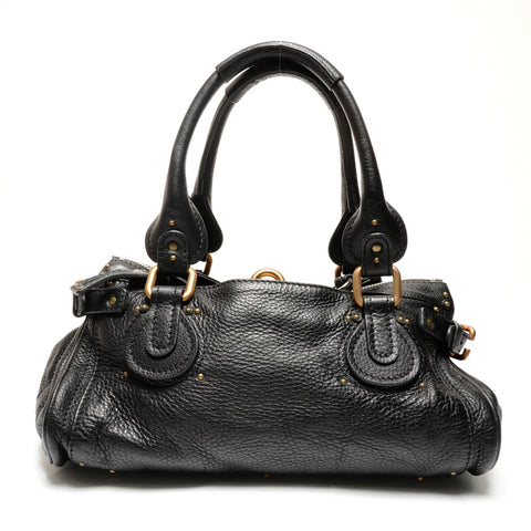 Chloe Paddington Leather Handbag black WS27232