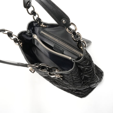 Christian Dior Canage quilting Handbag black WS27233