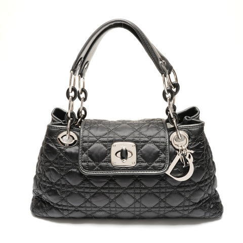 Christian Dior Canage quilting Handbag black WS27233