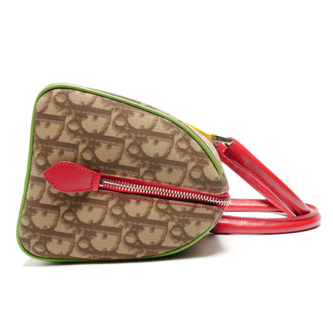 Christian Dior Rasta Trotter Bowling Bag Handbag multicolor WS27234