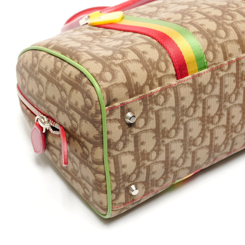 Christian Dior Rasta Trotter Bowling Bag Handbag multicolor WS27234