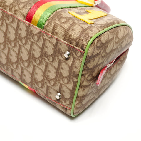 Christian Dior Rasta Trotter Bowling Bag Handbag multicolor WS27234