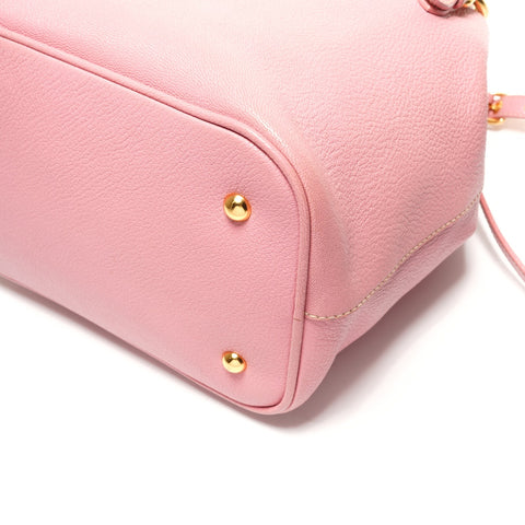 Miu Miu Leather 2way Handbag pink WS27235