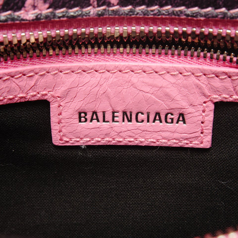 BALENCIAGA Neo Cagol Graffiti 2way City Handbag pink WS27236