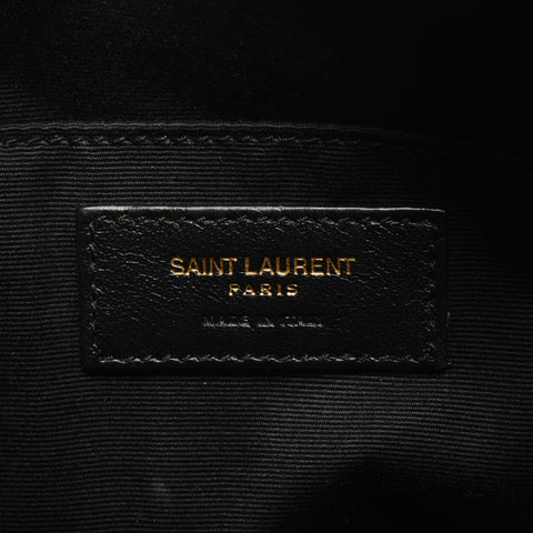 YVES SAINT LAURENT Lou Camera Bag with YSL Logo, Off-White Shoulder Bag white WS27237