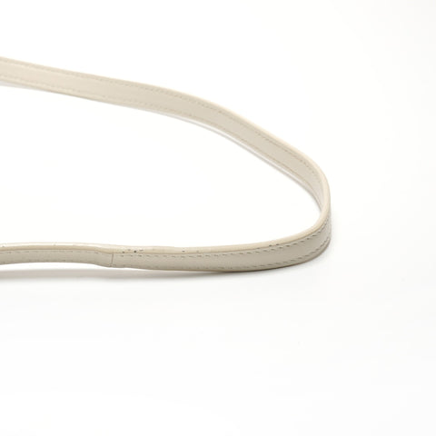 YVES SAINT LAURENT Lou Camera Bag with YSL Logo, Off-White Shoulder Bag white WS27237