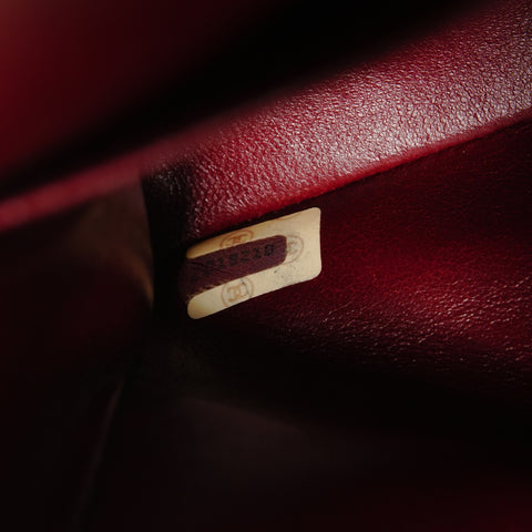 CHANEL No. 2 1993-1994 Lambskin COCO Mark Matelasse 25 Double Flap Shoulder Bag black WS27238