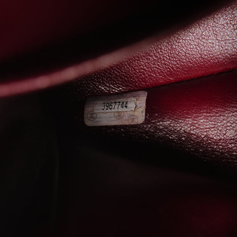 CHANEL No. 3 Lambskin COCO Mark 1994-1996 Matelasse 9.8" Shoulder Bag black WS27239