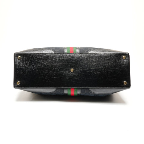 GUCCI GG Canvas Sherry Handbag black WS27240