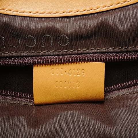 GUCCI GG canvas horsebit Shoulder Bag beige WS27246