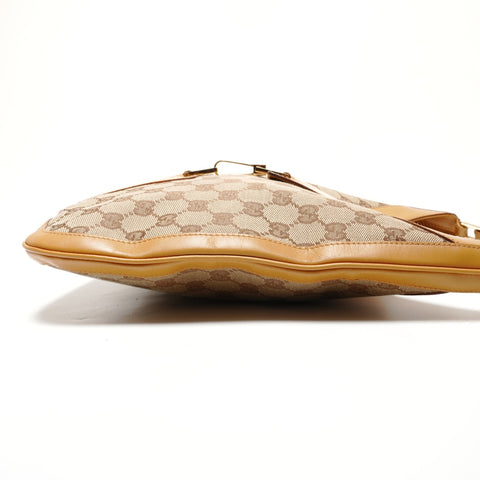 GUCCI GG canvas horsebit Shoulder Bag beige WS27246