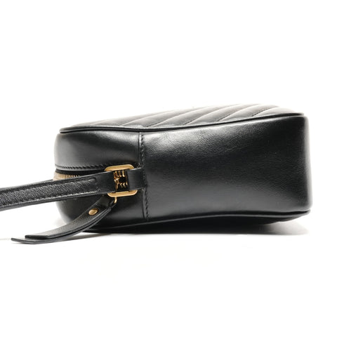 YVES SAINT LAURENT Lou camera bag with YSL logo Shoulder Bag black WS27251