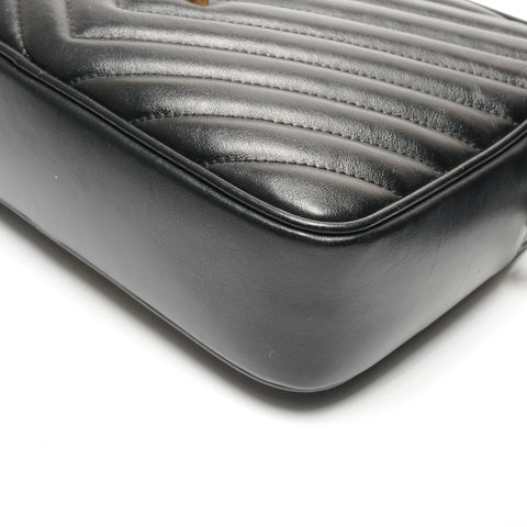 YVES SAINT LAURENT Lou camera bag with YSL logo Shoulder Bag black WS27251