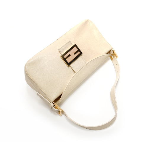 FENDI Mamma baguette Shoulder Bag white WS27253