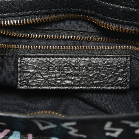BALENCIAGA Graffiti City 2WAY Shoulder Bag black WS27254
