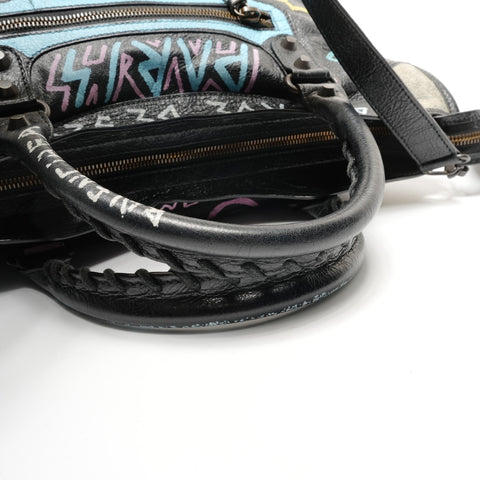 BALENCIAGA Graffiti City 2WAY Shoulder Bag black WS27254
