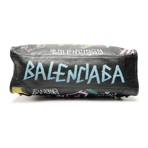 BALENCIAGA Graffiti City 2WAY Shoulder Bag black WS27254