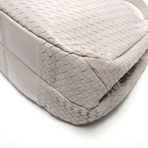 BOTTEGAVENETA INTRECCIATO Campana Shoulder Bag gray WS27258