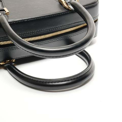 LOUIS VUITTON 2001 Epi Sablon Handbag black WS27262