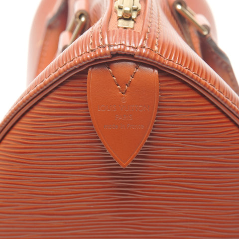 LOUIS VUITTON 1995 Speedy 25 Epi Handbag Brown WS27263