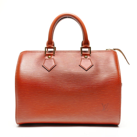 LOUIS VUITTON 1995 Speedy 25 Epi Handbag Brown WS27263