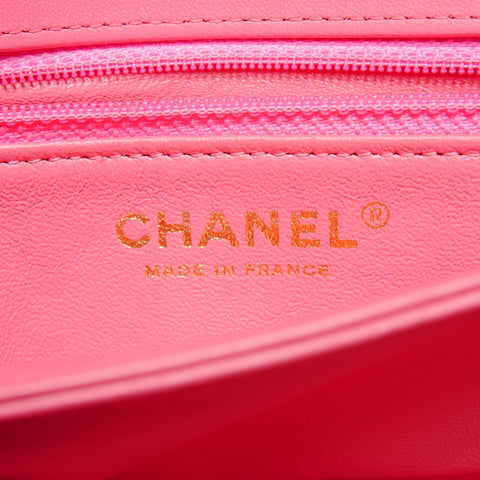 CHANEL No. 22 Matelasse Chain Shoulder Bag pink WS27268