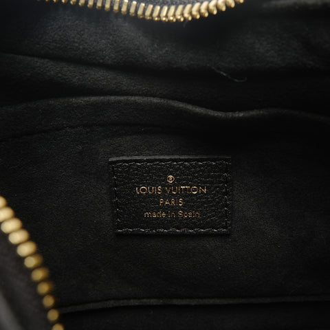 LOUIS VUITTON Monogram Empreinte Bagatelle NM Shoulder Bag black WS27274