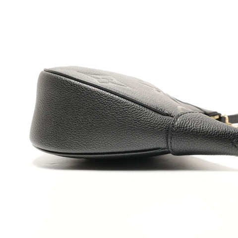 LOUIS VUITTON Monogram Empreinte Bagatelle NM Shoulder Bag black WS27274