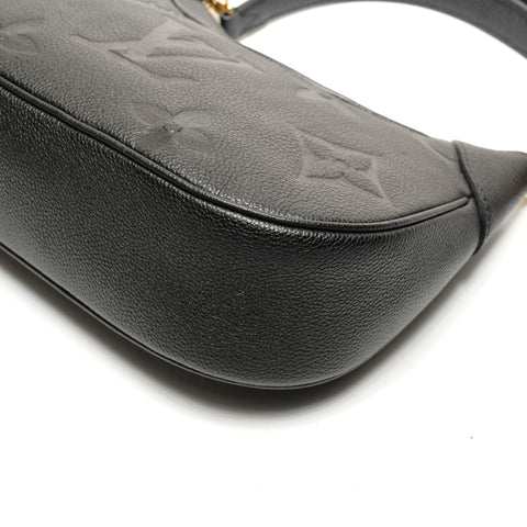 LOUIS VUITTON Monogram Empreinte Bagatelle NM Shoulder Bag black WS27274