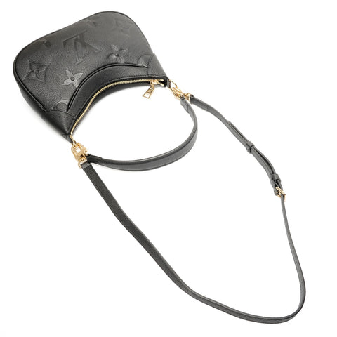 LOUIS VUITTON Monogram Empreinte Bagatelle NM Shoulder Bag black WS27274