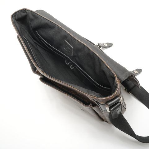 LOUIS VUITTON 2016 Monogram Macassar Christopher Messenger Shoulder Bag Brown WS27276