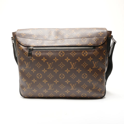 LOUIS VUITTON 2016 Monogram Macassar Christopher Messenger Shoulder Bag Brown WS27276