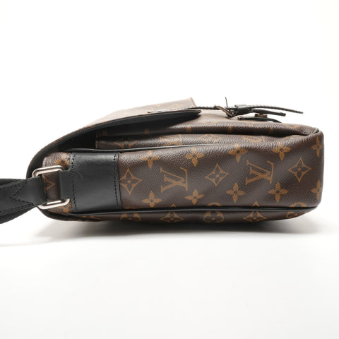 LOUIS VUITTON 2016 Monogram Macassar Christopher Messenger Shoulder Bag Brown WS27276
