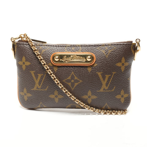 LOUIS VUITTON 2008 Pochette Mira PM Monogram Shoulder Bag Brown WS27277