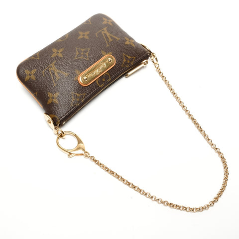 LOUIS VUITTON 2008 Pochette Mira PM Monogram Shoulder Bag Brown WS27277