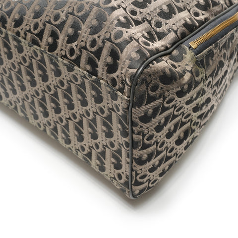 Christian Dior Canvas Trotter Oblique Boston bag black WS27279