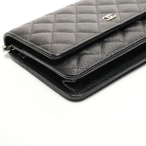 CHANEL No. 29 Matelasse Chain Wallet Shoulder Bag black WS27283