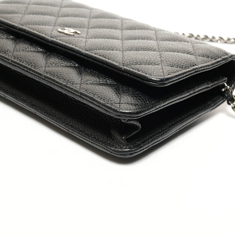 CHANEL No. 29 Matelasse Chain Wallet Shoulder Bag black WS27283