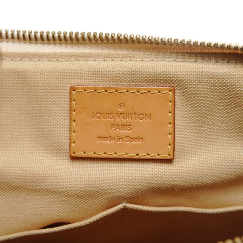 LOUIS VUITTON 2015 Damier Azur Siracusa PM Shoulder Bag white WS27285