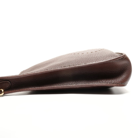 HERMES Evelyn 1 GM Fjord �›V Shoulder Bag Brown WS27289