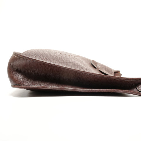 HERMES Evelyn 1 GM Fjord �›V Shoulder Bag Brown WS27289