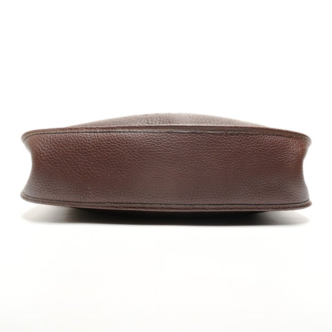 HERMES Evelyn 1 GM Fjord �›V Shoulder Bag Brown WS27289