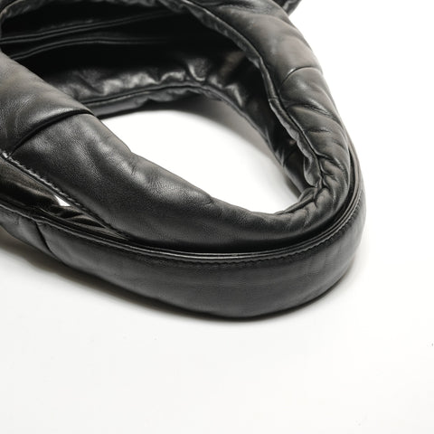 PRADA Padded Soft Nappa Shoulder Bag black WS27291