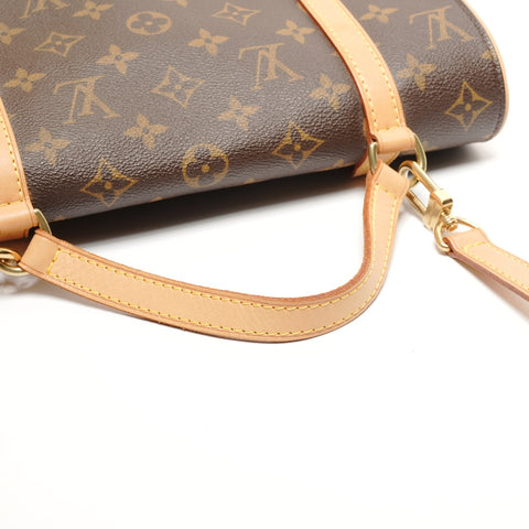 LOUIS VUITTON 2005 Monogram Marel Sac Ad Shoulder Bag Brown WS27292