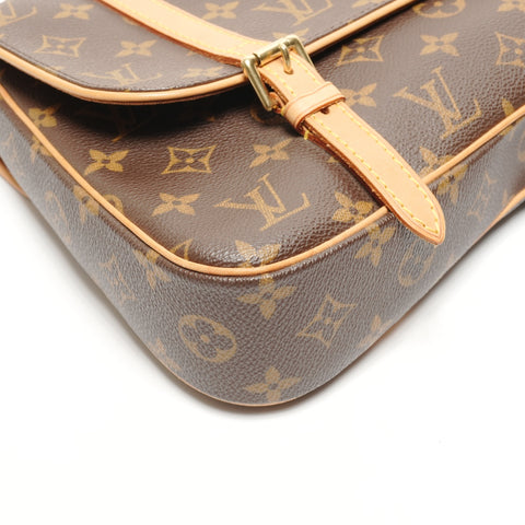 LOUIS VUITTON 2005 Monogram Marel Sac Ad Shoulder Bag Brown WS27292
