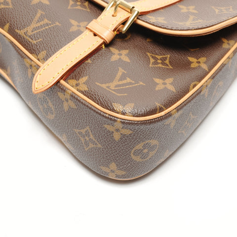 LOUIS VUITTON 2005 Monogram Marel Sac Ad Shoulder Bag Brown WS27292