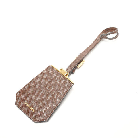 PRADA Double Saffiano 2way Handbag Brown WS27293