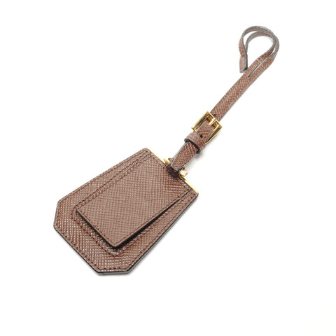 PRADA Double Saffiano 2way Handbag Brown WS27293