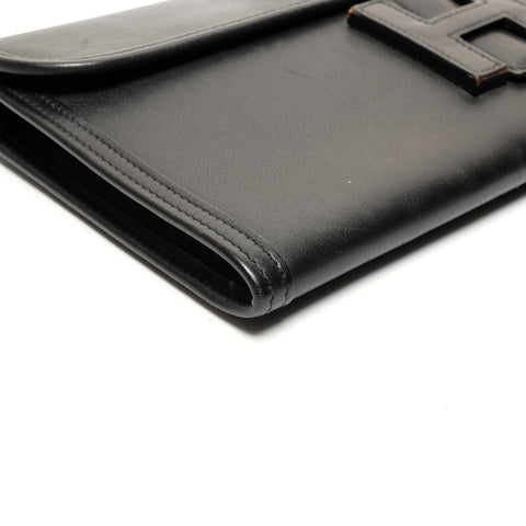 HERMES Jige Elan 29 Vauxhall Swift Clutch bag black WS27294
