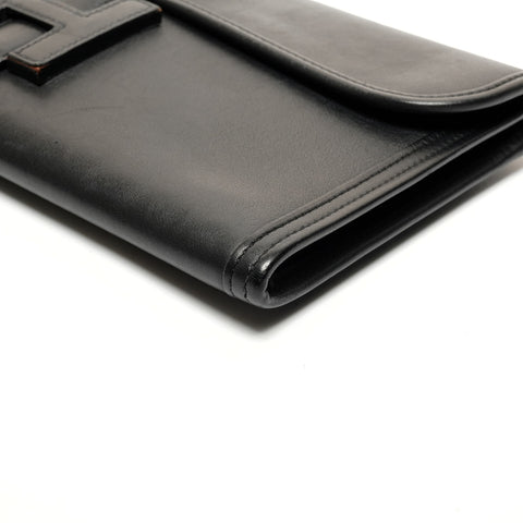 HERMES Jige Elan 29 Vauxhall Swift Clutch bag black WS27294